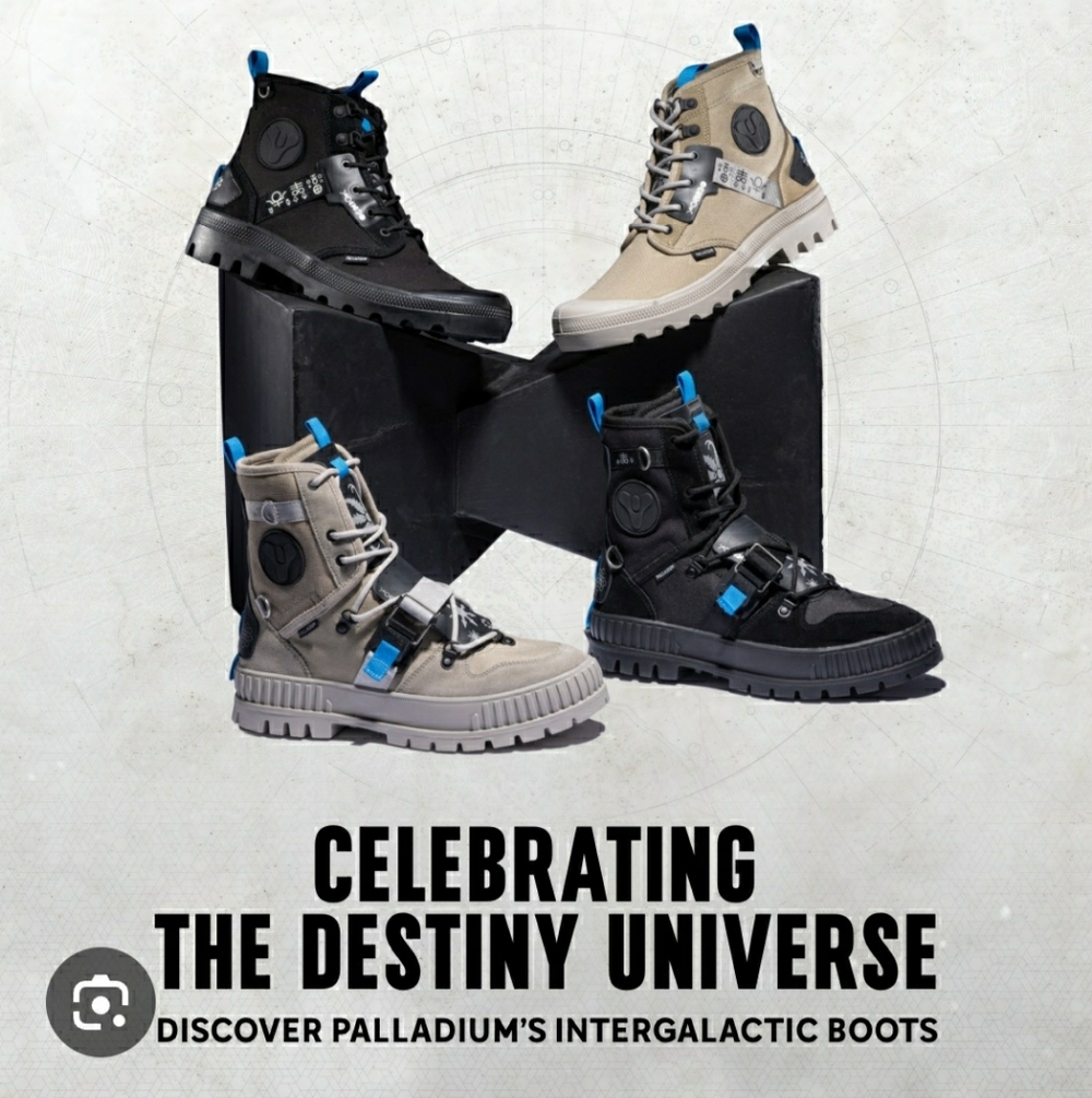 Palladium Pallashock X Destiny 2 Moto Combat Boots Women Size: 8.5 NWT